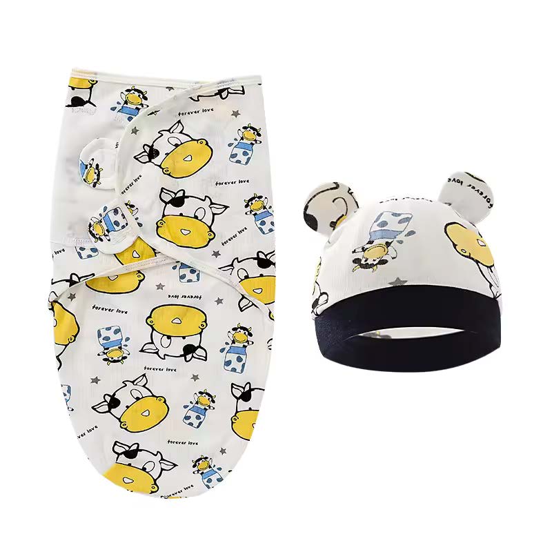 Gigoteuse d'emmaillotage BABYDISE avec bonnet pour nouveau-né